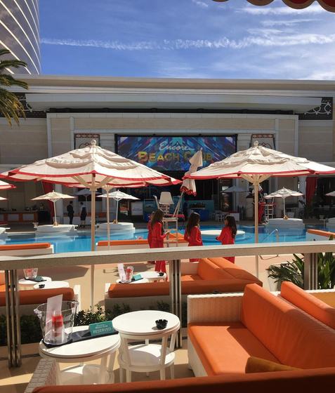 Encore Beach Club — Gaming-side view