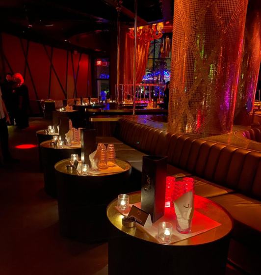 XS Nightclub — 4-tops, floor view
