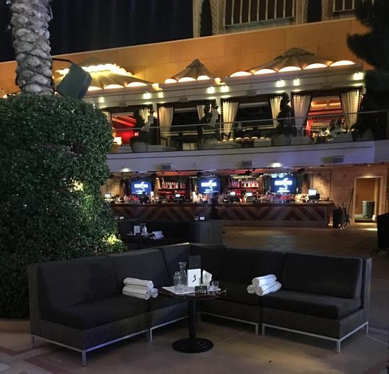 XS Nightclub — Large poolside section